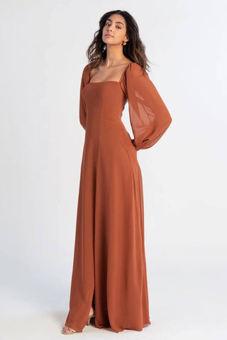 terracotta bridesmaid dresses